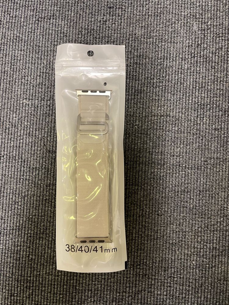 Pasek alpine loop biały do apple watch 38/40/41mm