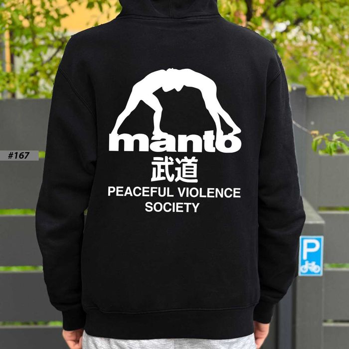 Худи MANTO x Ktof Черное | Зипка Кофта МАНТО | Биг Лого Принт