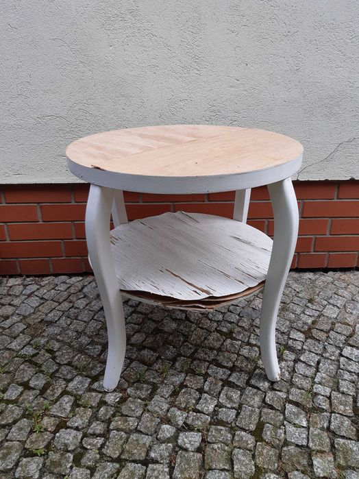 Stół stolik ława Ludwik. Biały.