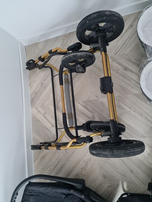 Wózek Dla Bliźniąt Mikado Goldstar 3w1 Głeboko-Spacerowy