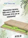 Niwelator terenu | Równiarka trawnikowa | Grabie | Lawn level L 900mm