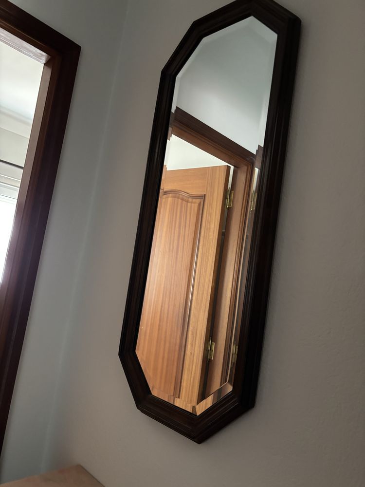 Movel de entrada com espelho