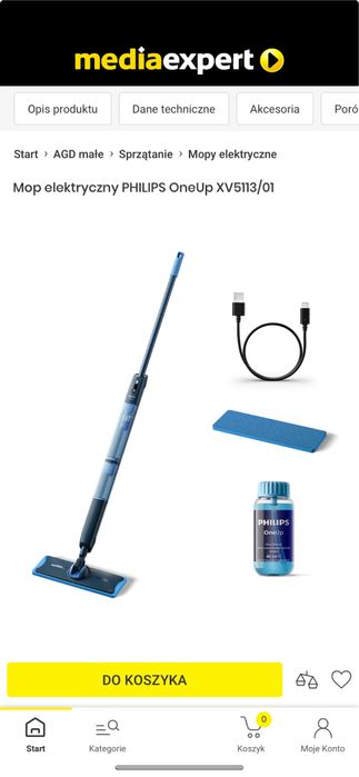 Mop oneup nowy gwarancja