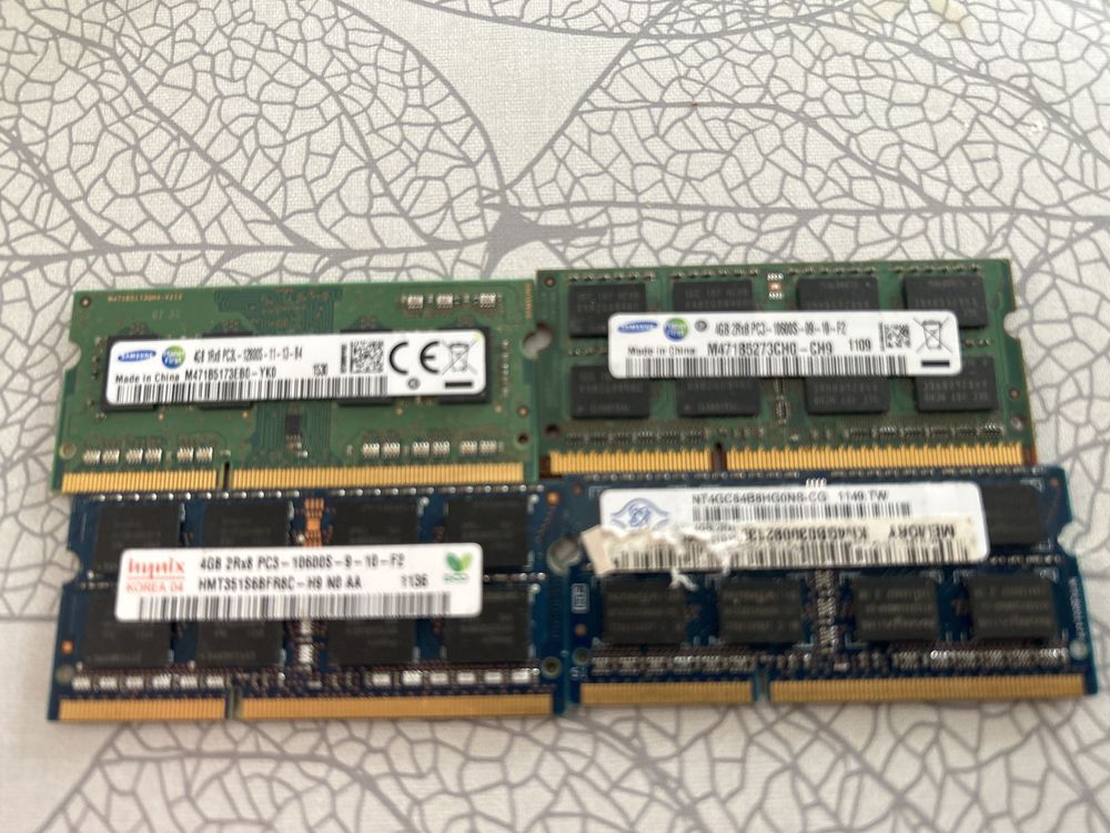 Memória ram 4G ddr3