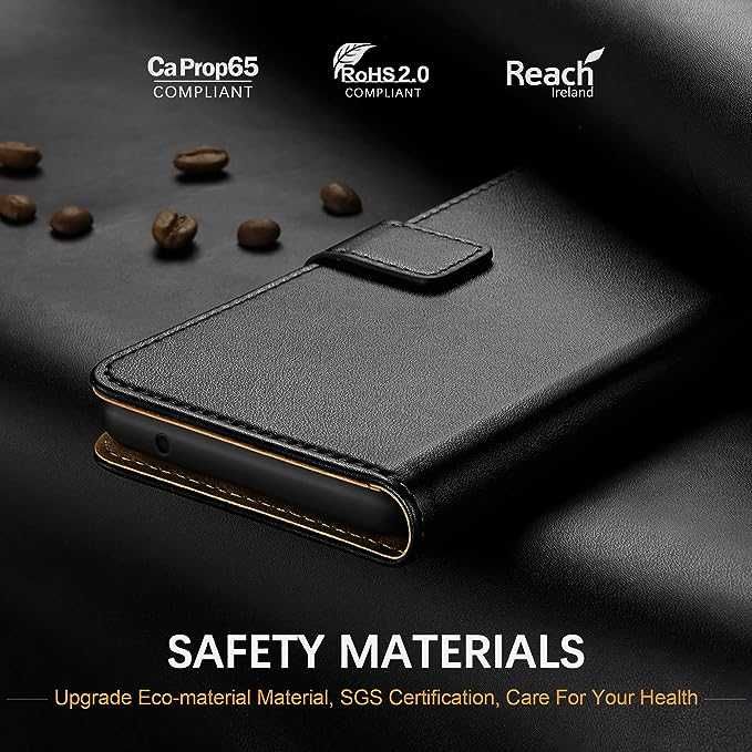 HOOMIL MagFlip skórzane etui na telefon komórkowy Samsung S23