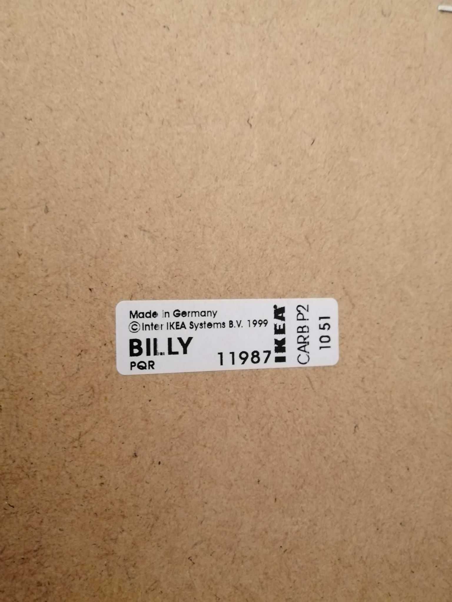 Ikea regał BILLY drzwi szklane z rysunkiem Made in Germany 1999