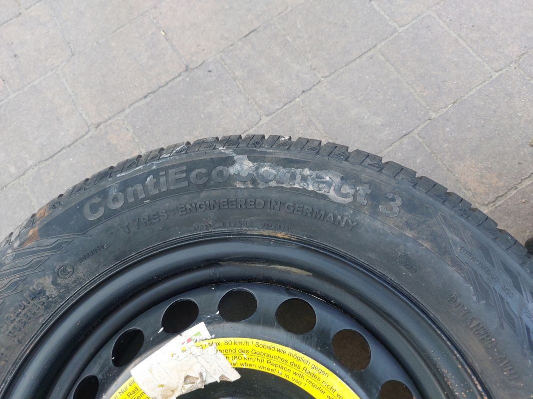 Koło Dojazdowe Zapasowe 5x112 R15 Et47/1kc Vw Seat Skoda