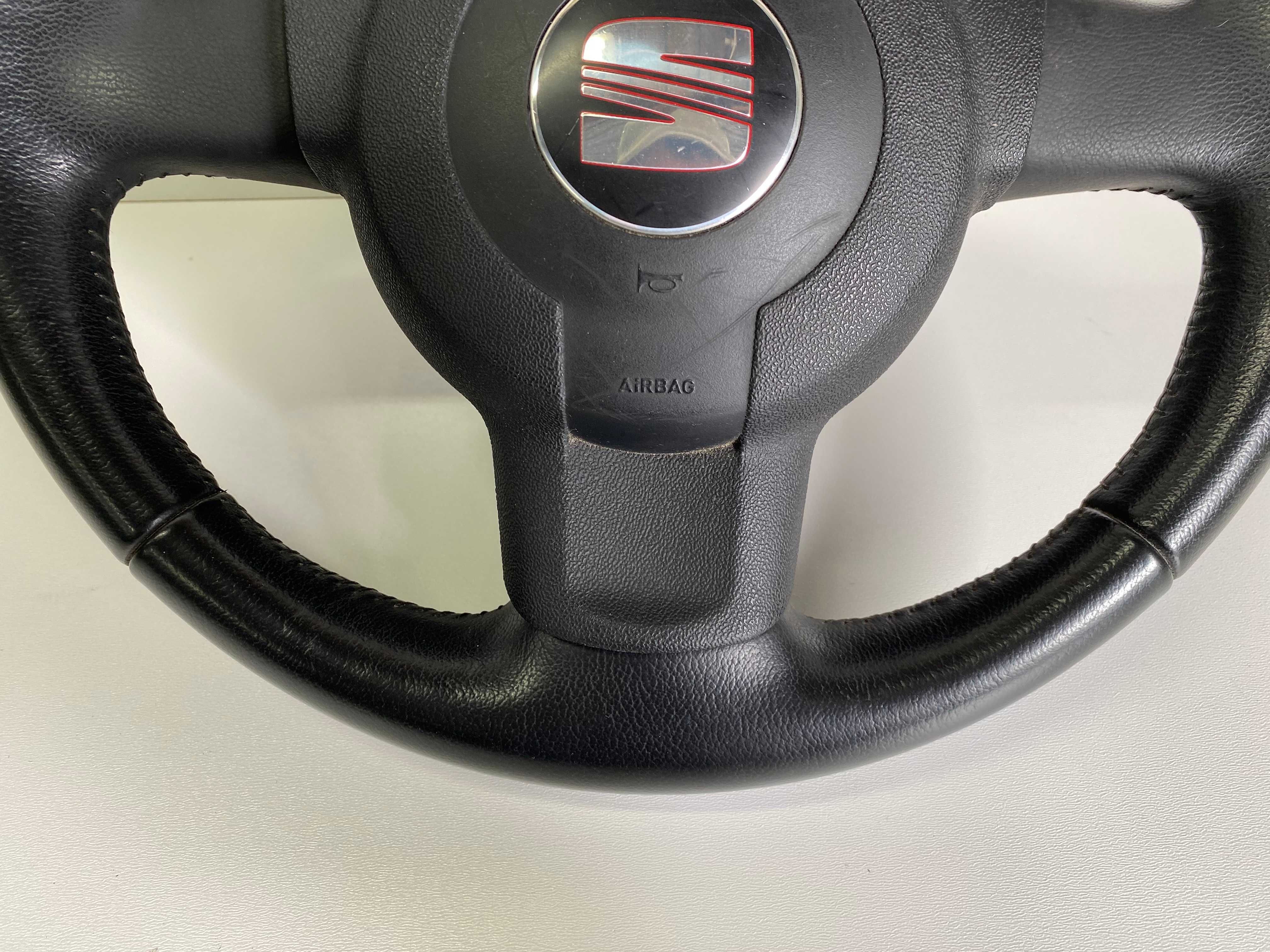 Seat Leon II Toledo Altea kierownica skórzana skóra Ładna!