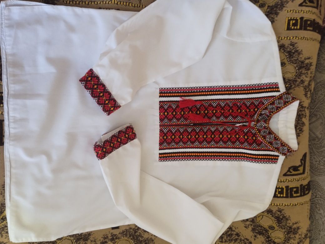 Українська вишиванка для хлопчика зріст140 недорого