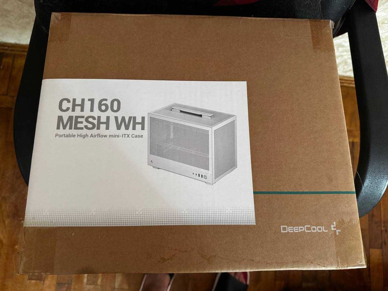 Корпус DeepCool CH160 MESH White (R-CH160-WHNMI0-G-1) + аксессуары