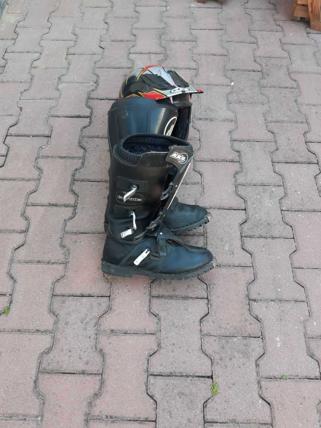 Buty + Kask Cross Enduro