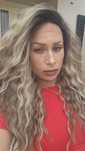 Lace front fibra realista ao cabelo humano