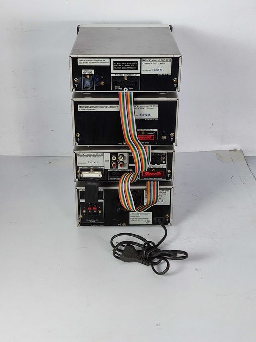 Mini wieża SONY Wzmacniacz CD KASETA TUNER RADIO deck TA SP 55 2x25W