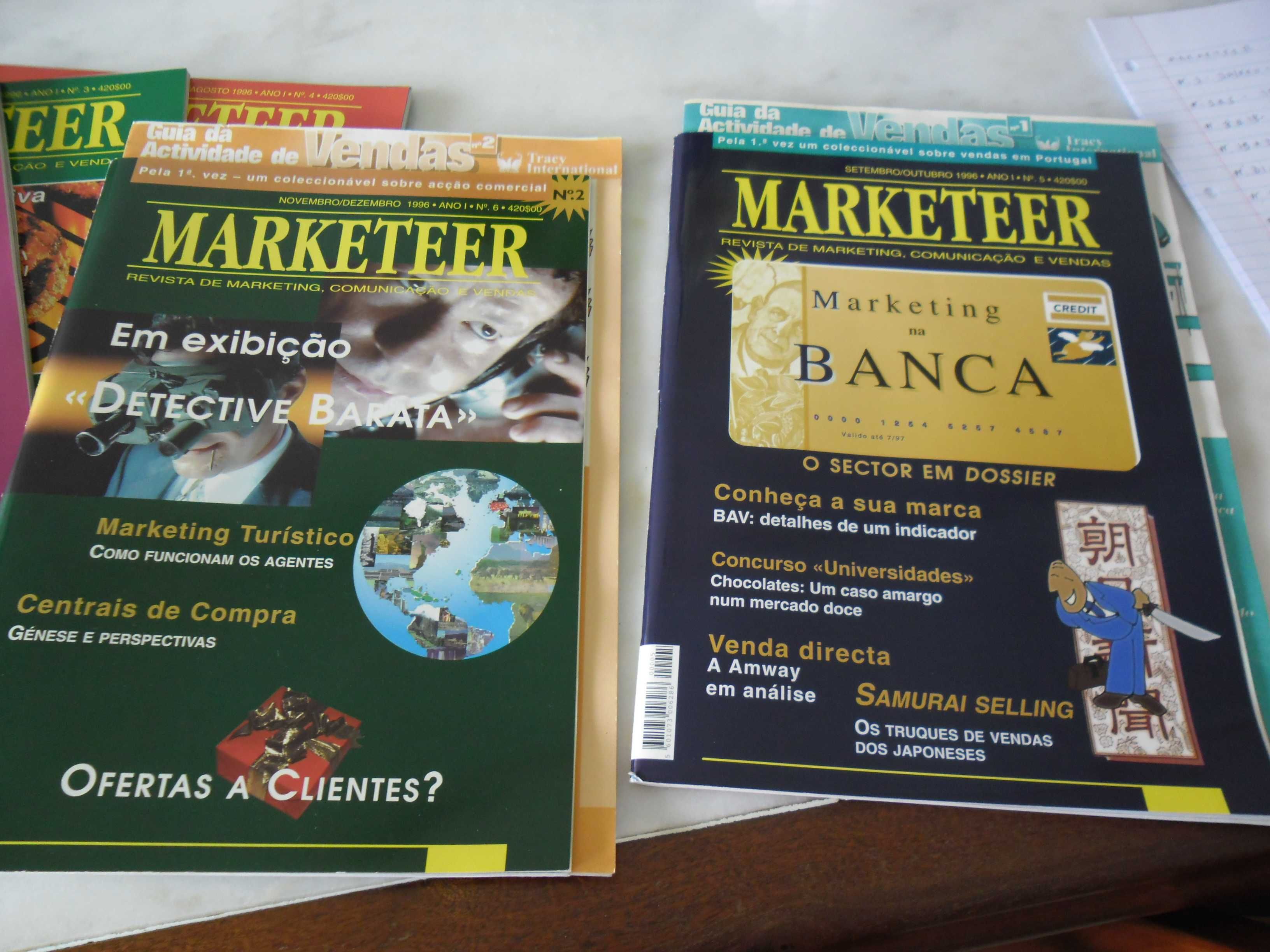 Revista MARKETEER, número 1 (1996 ano lançamento revista) a 2005