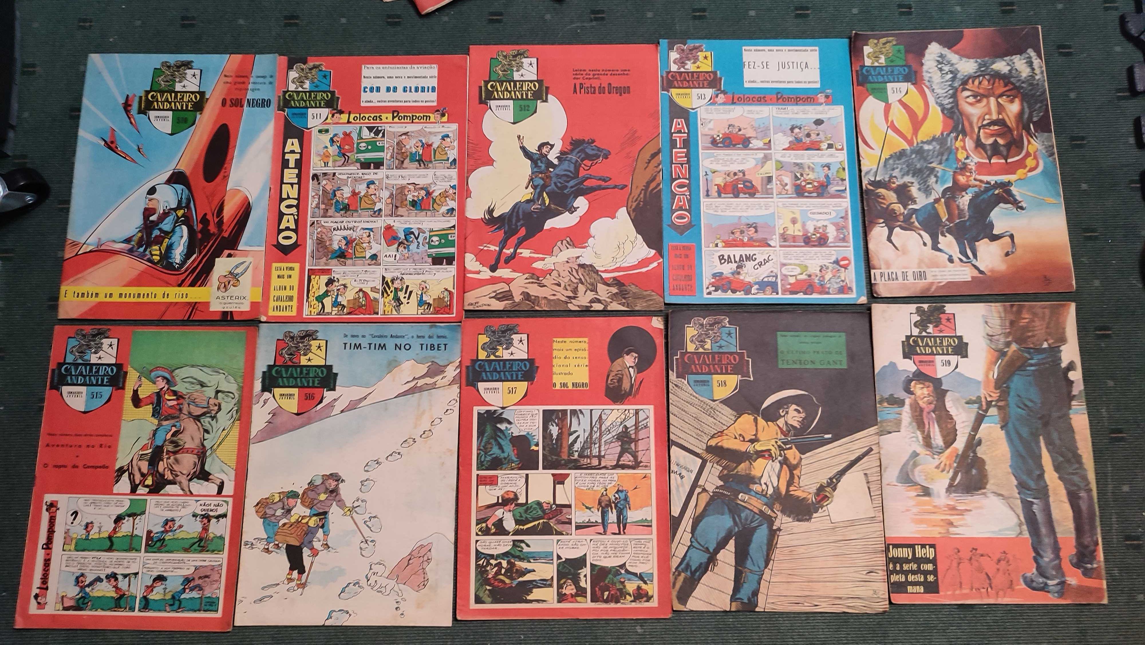 Revistas BD Cavaleiro Andante - Números acima do 500 - cada 3€