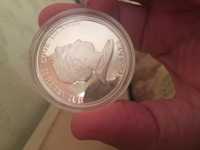 Коллекционная монета с камнями Сваровски «Голуби любви» - редкость!!!