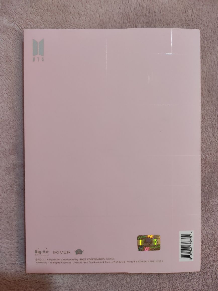 BTS album MOTS: Persona ver 1 photocard V + GRATIS plakat z preorderu