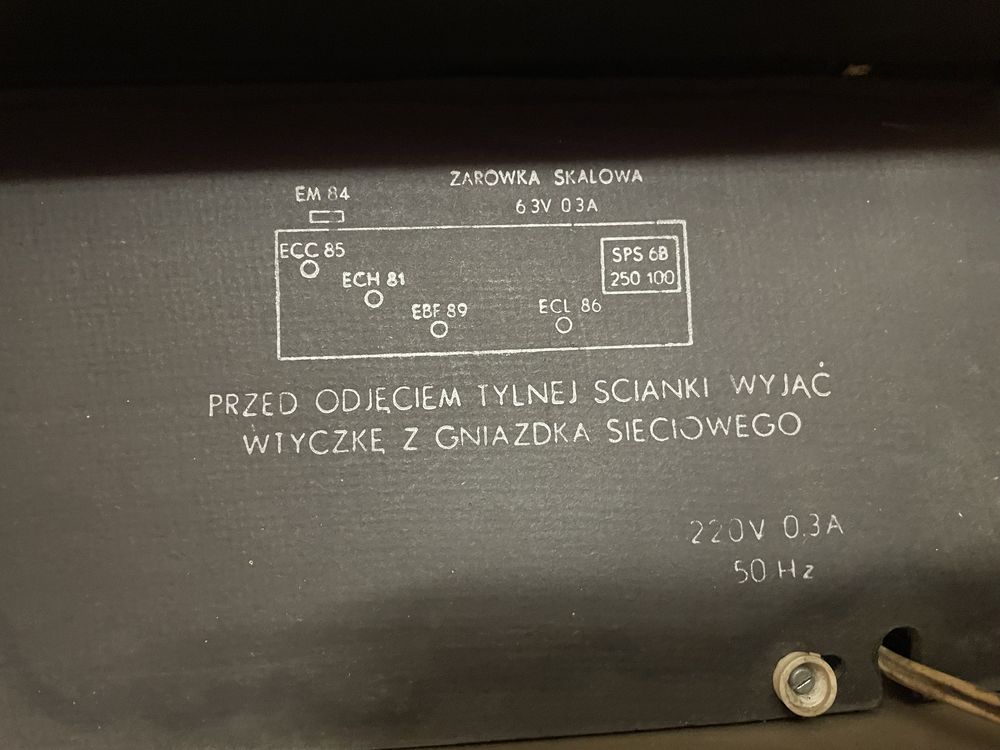 Radio lampowe Menuet UKF 20303 Diora
