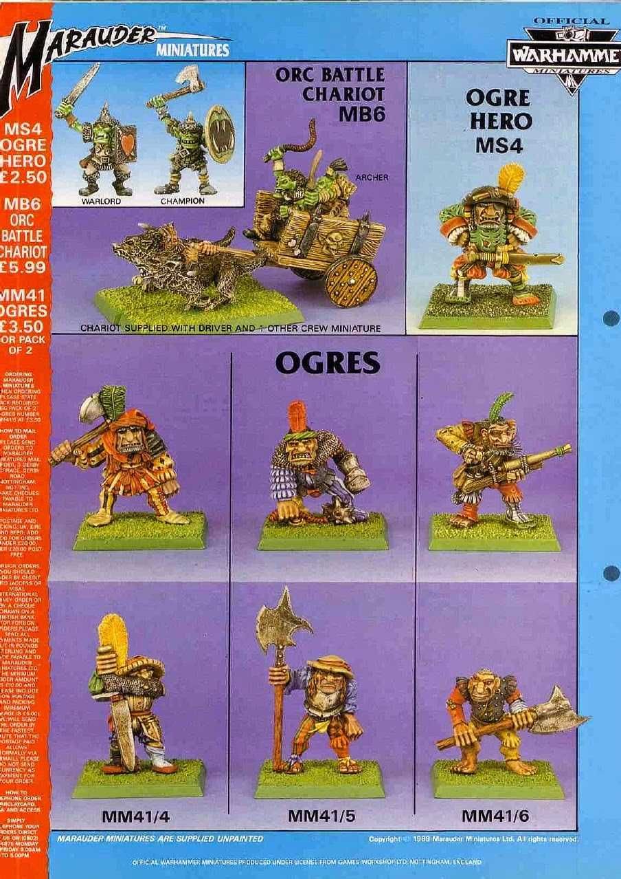 Warhammer Fantasy Battle: MM41 Ogres - MM41/6, oldhammer