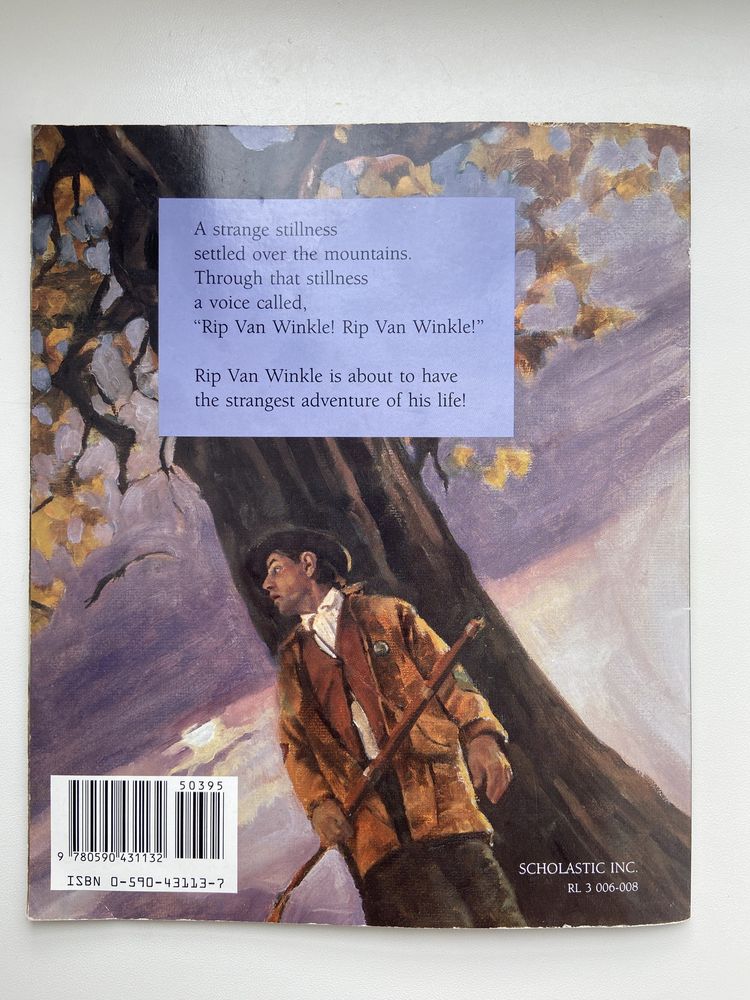 Книга англійською мовою Rip Van Winkle (scholastic)