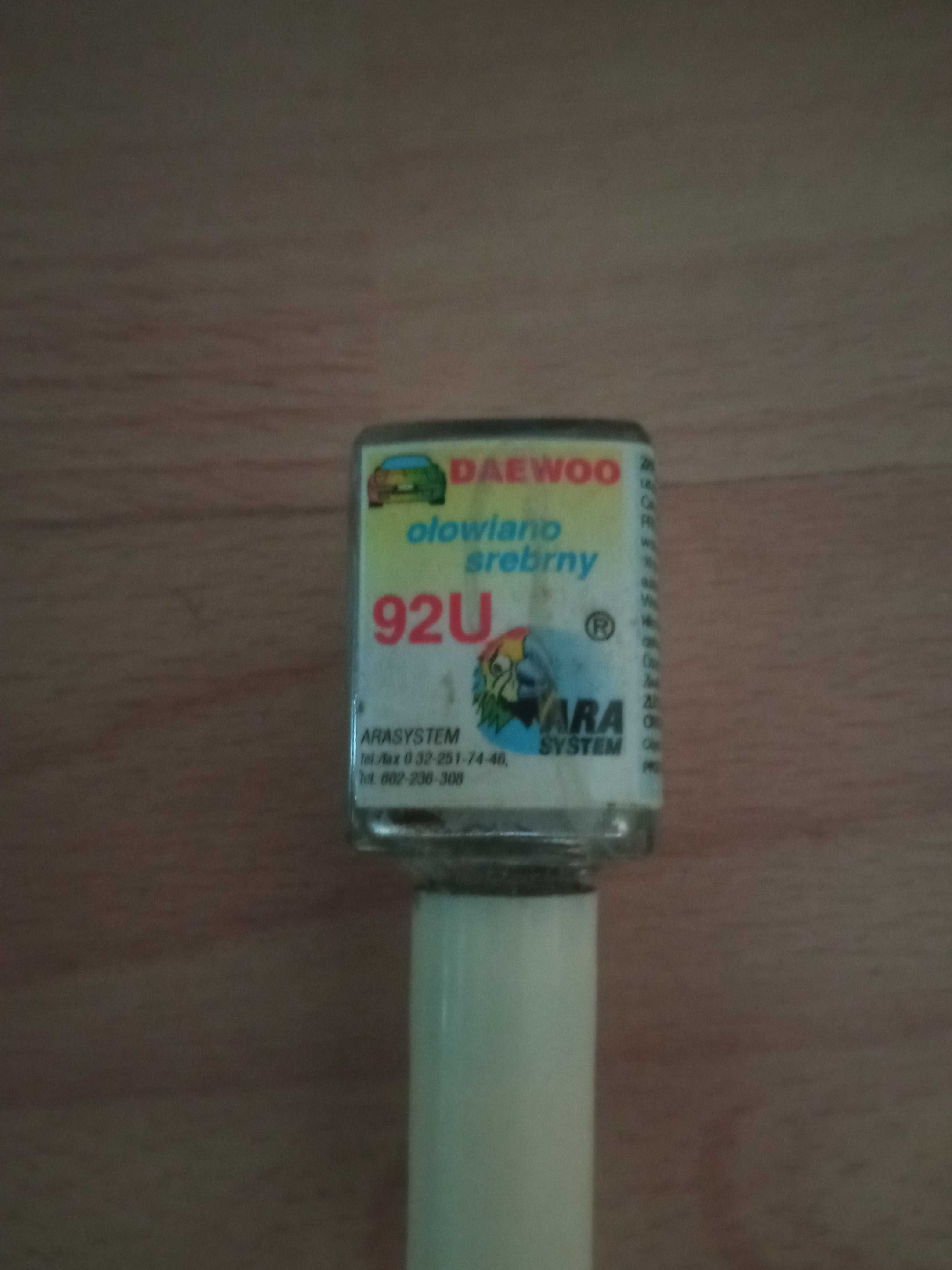 Zaprawka z pędzelkiem 10 ml Ara System Daewoo ołowiany szary czarny