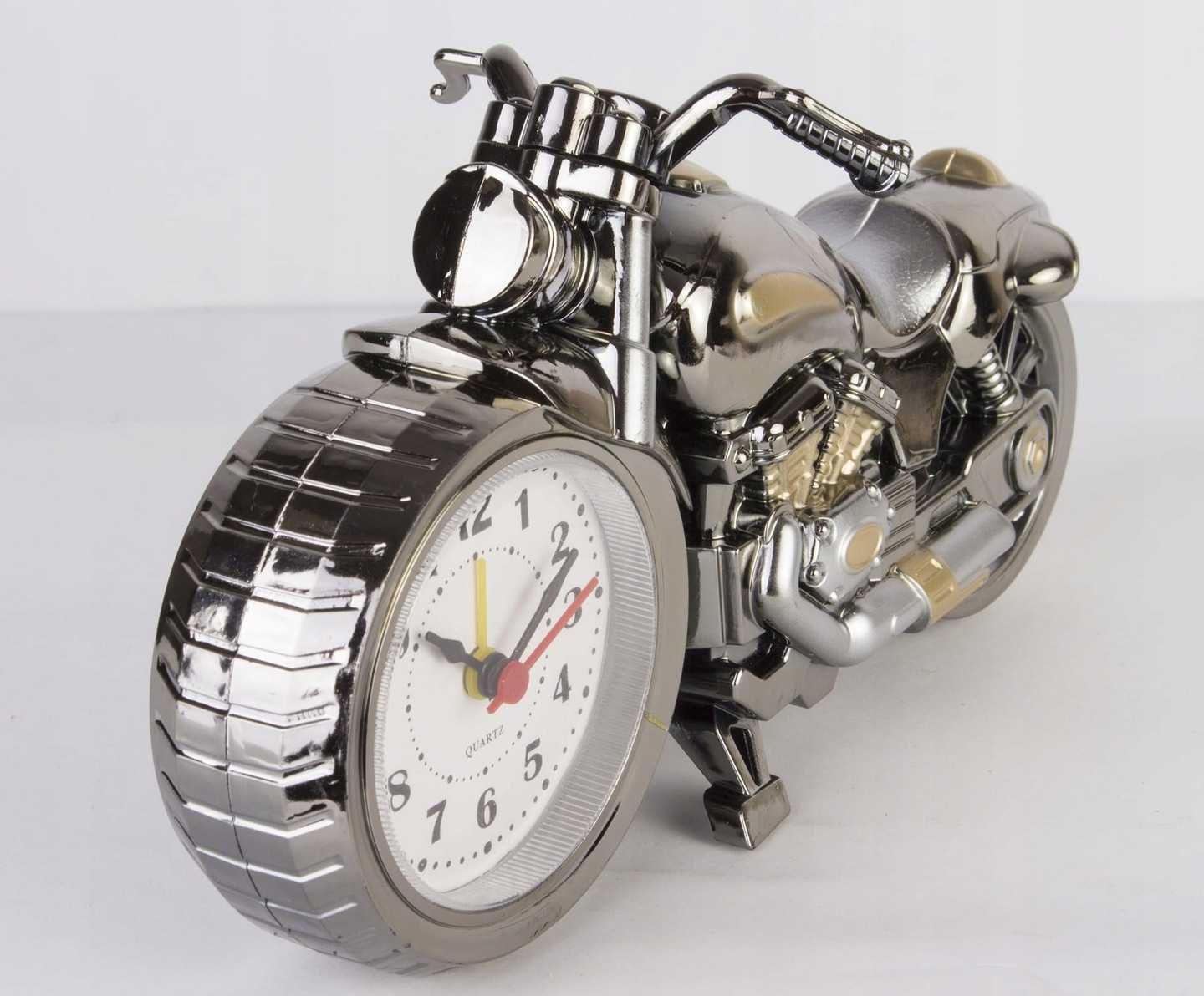 Motor zegar - budzik motocykl 21 cm