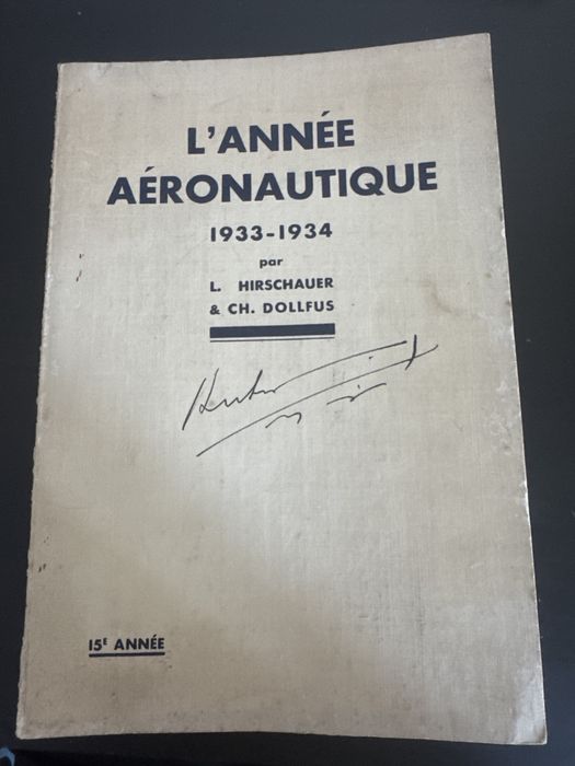 Livro L’ANNÉE AÉRONAUTIQUE ano 1933 ate 1934