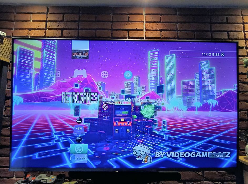 Przerobiona Playstation 3 Slim HFW 4.92 HEN 4K PRO MODzestaw