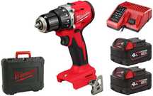 Wiertarko-wkrętarka udarowa 60,5 Nm Milwaukee M18 BLPDRC-402C