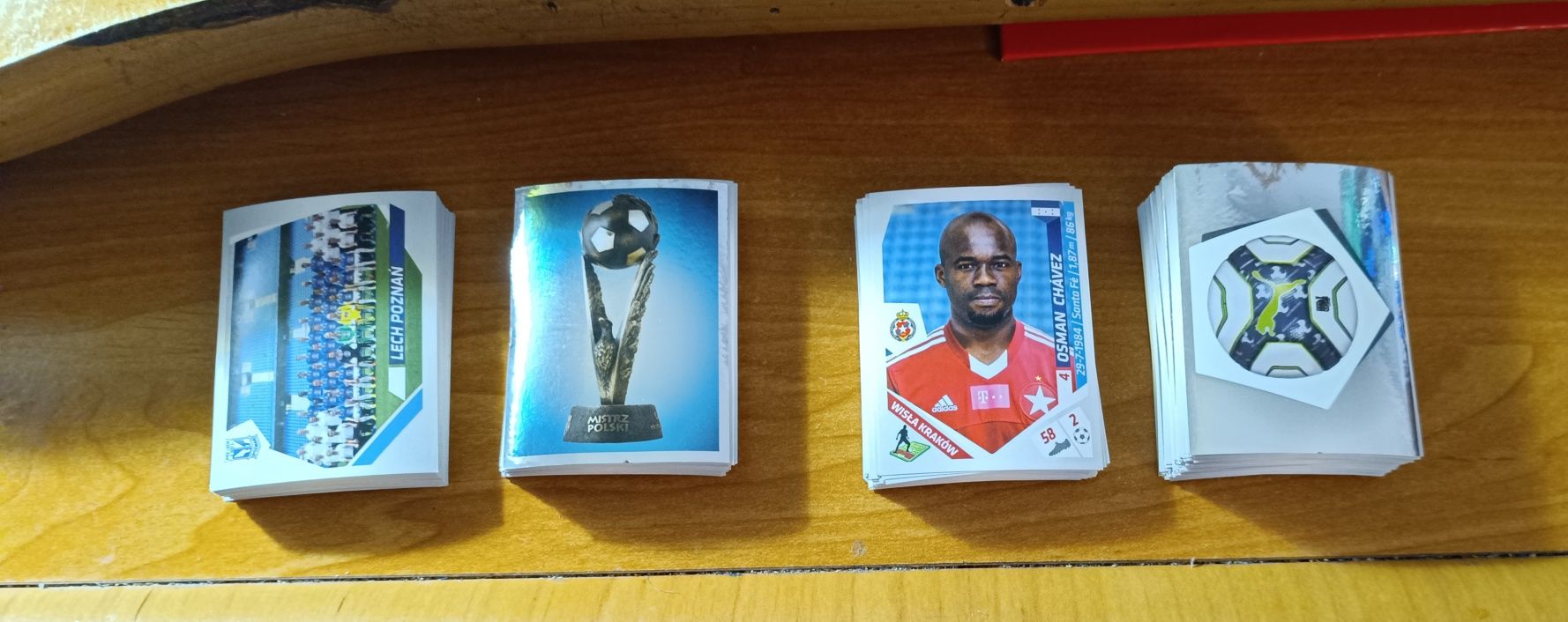 Naklejki z Panini Ekstraklasa z sezonu 2013/2014