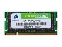 Pamięć do notebooka laptopa DDR 2 SO-DIMM 512 MB markowa CORSAIR
