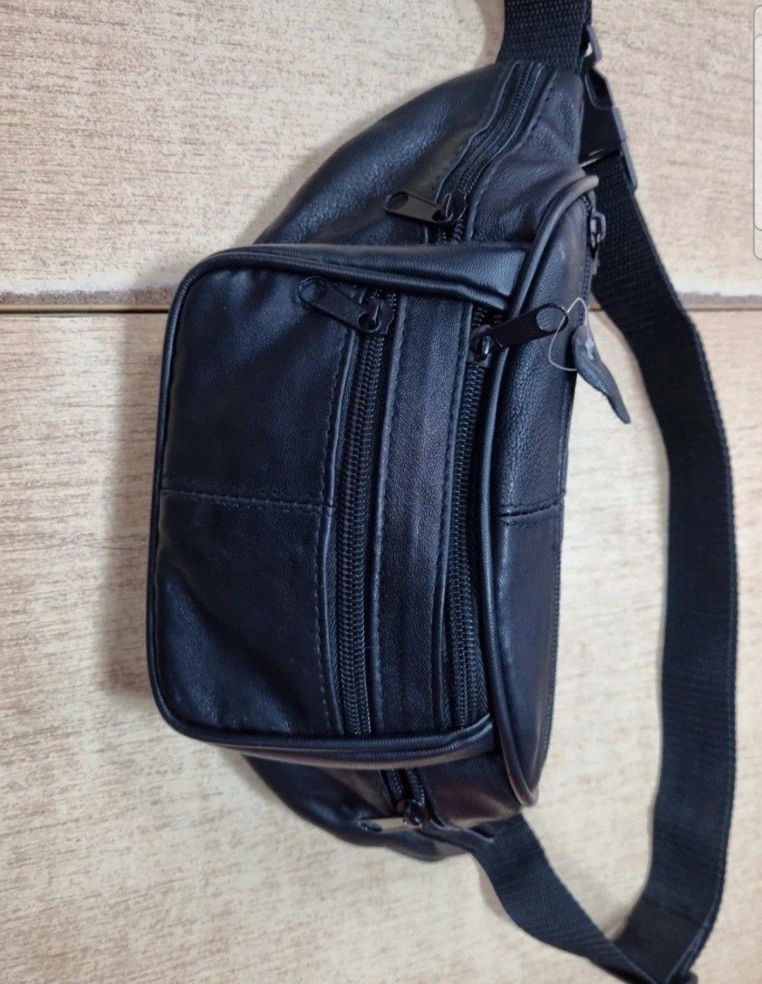 Saszetka ze skóry naturalnej
