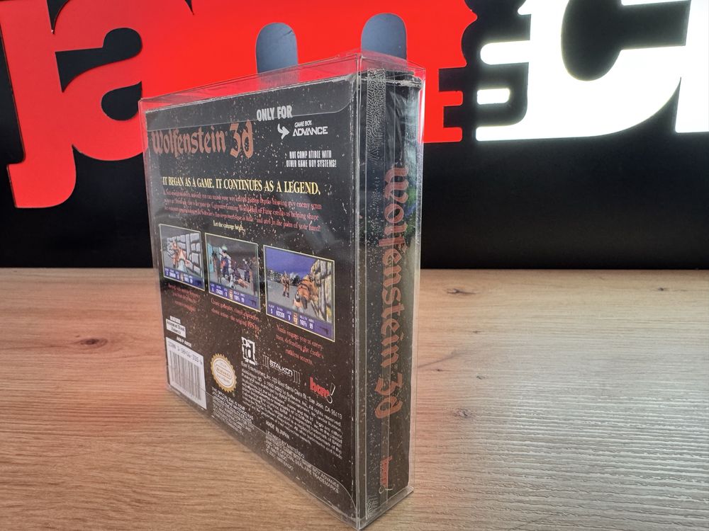 Wolfenstein 3D UKV Game Boy Advance CIB Oryginalny zestaw DB- stan