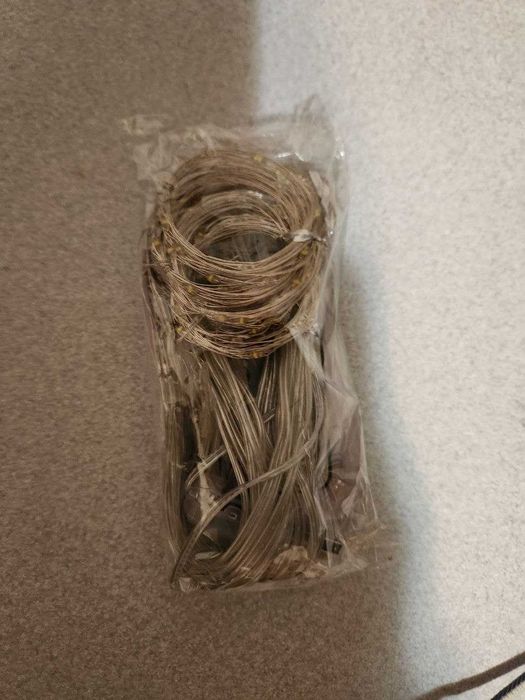 Світлодіодна гірлянда-штора, тепле біле світло, нова