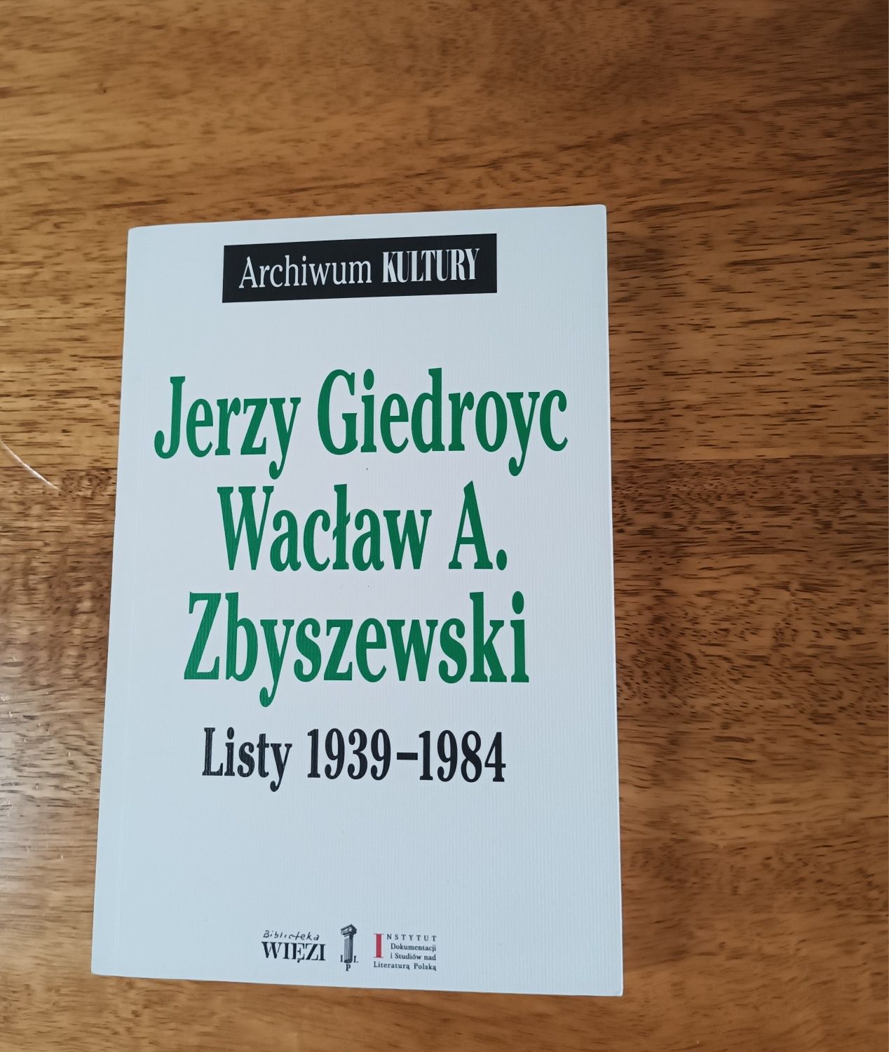 Jerzy Giedroyc  Wacław A. Zbyszewski  Listy