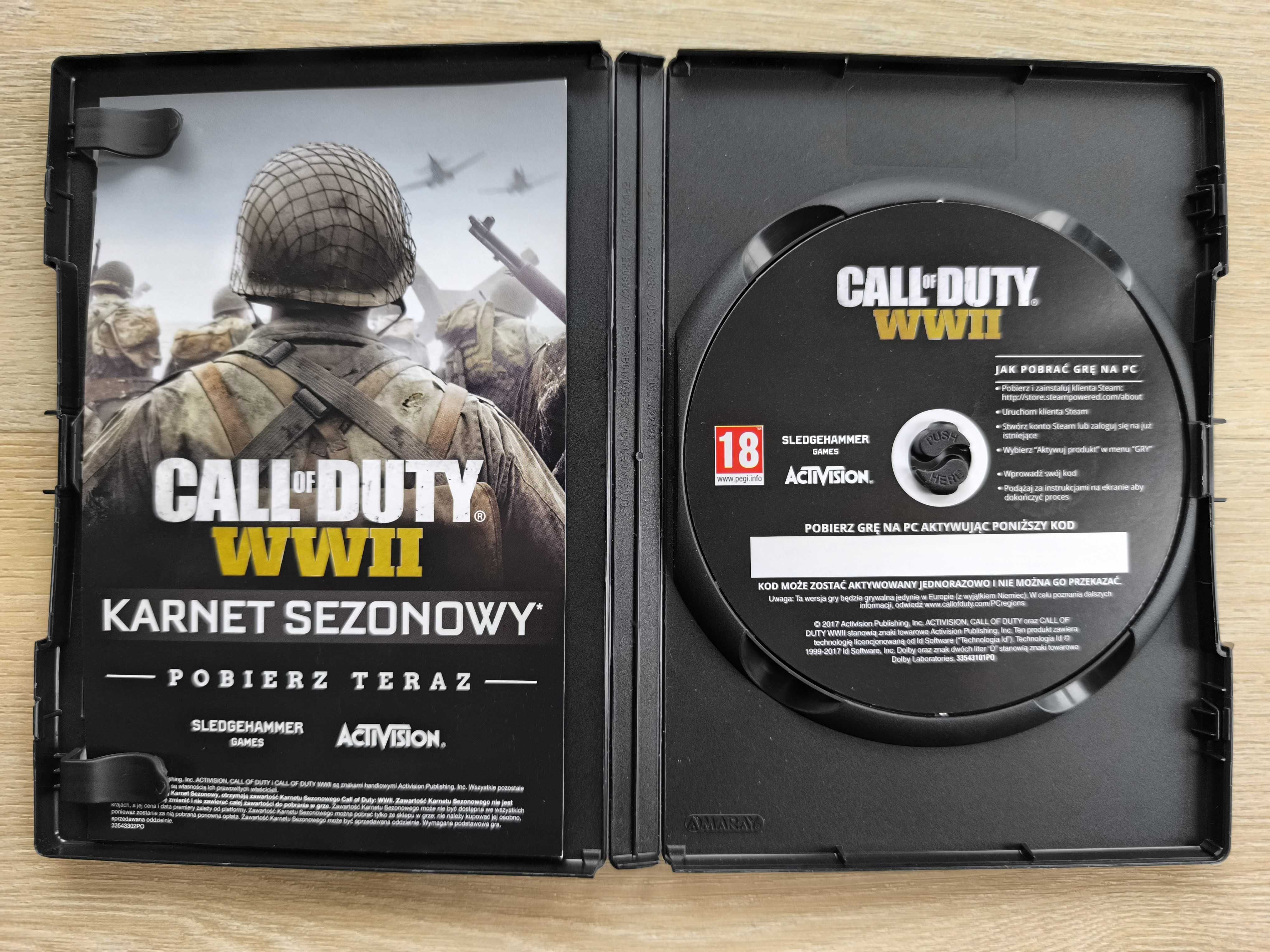 Call of Duty WWII [PC] (POLSKA WERSJA) Polskie Wydanie Premierowe -BOX