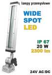 Lampa LED  maszynowa do obrabiarek NIK LIGHT Wlochy