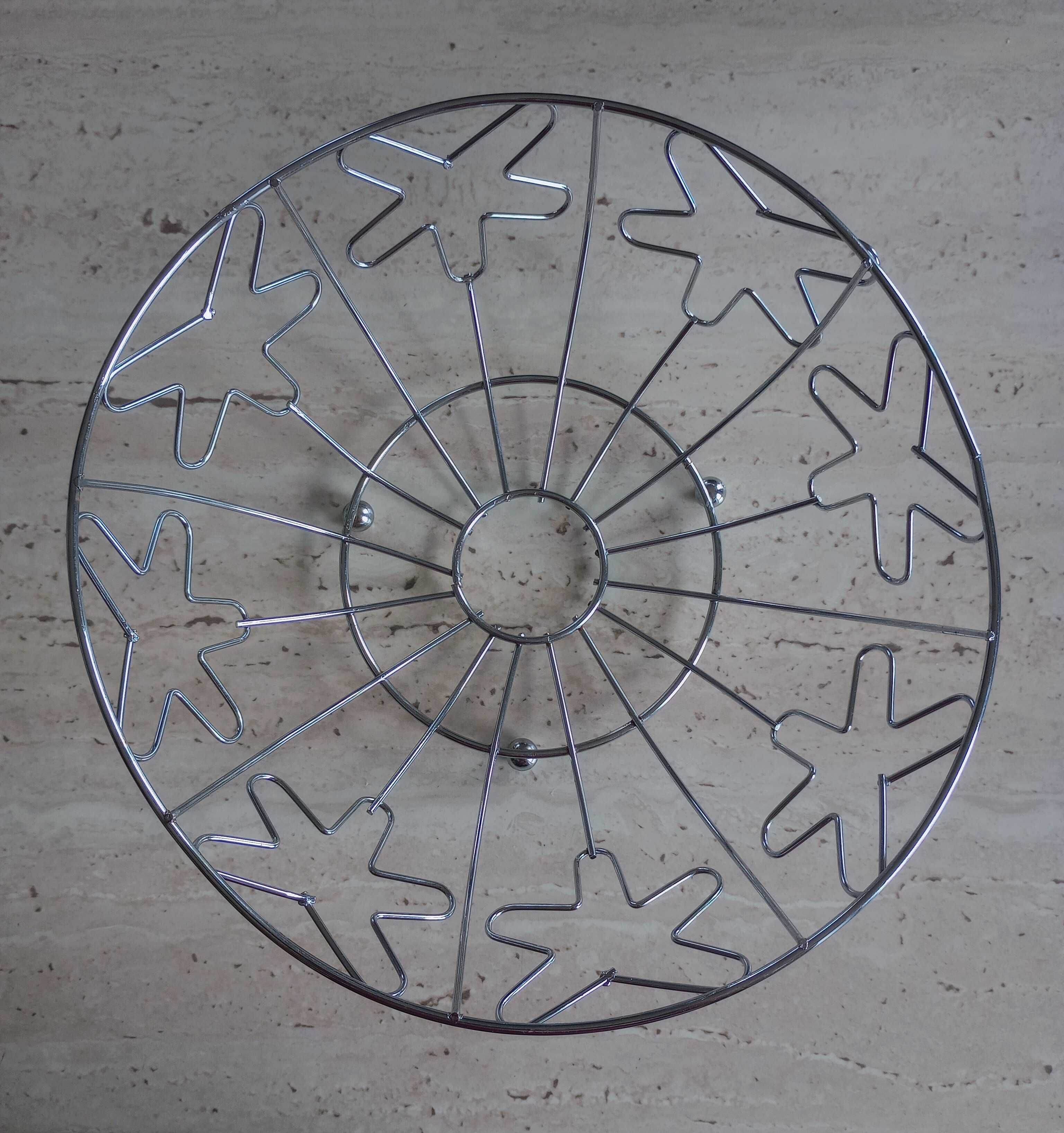 koszyk na owoce  25 cm metalowy