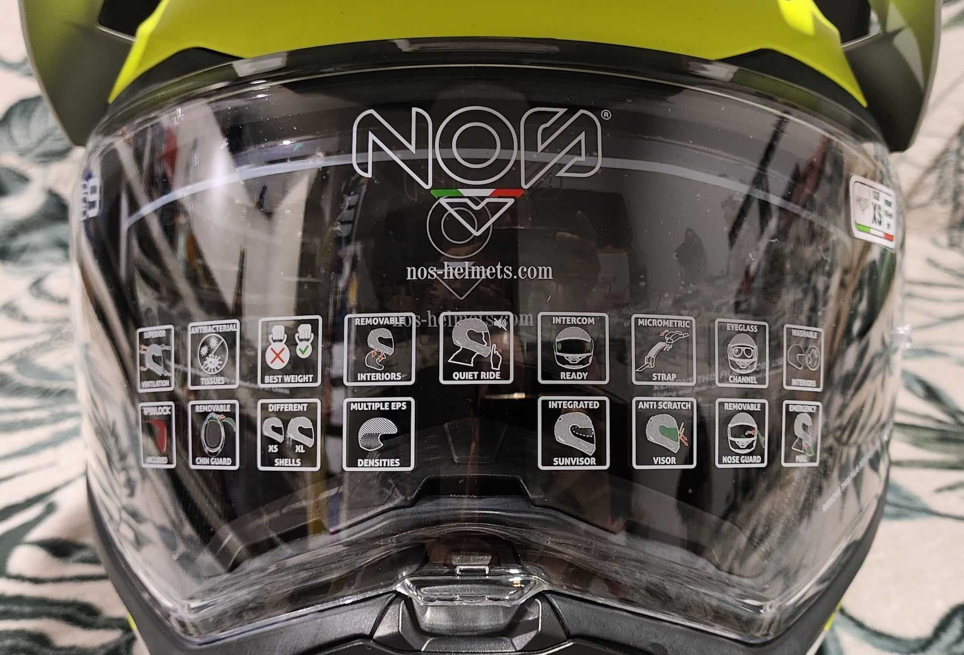 Kask ADV Enduro DualSport NOS NS-9 rozmiar XS S motocyklowy quad