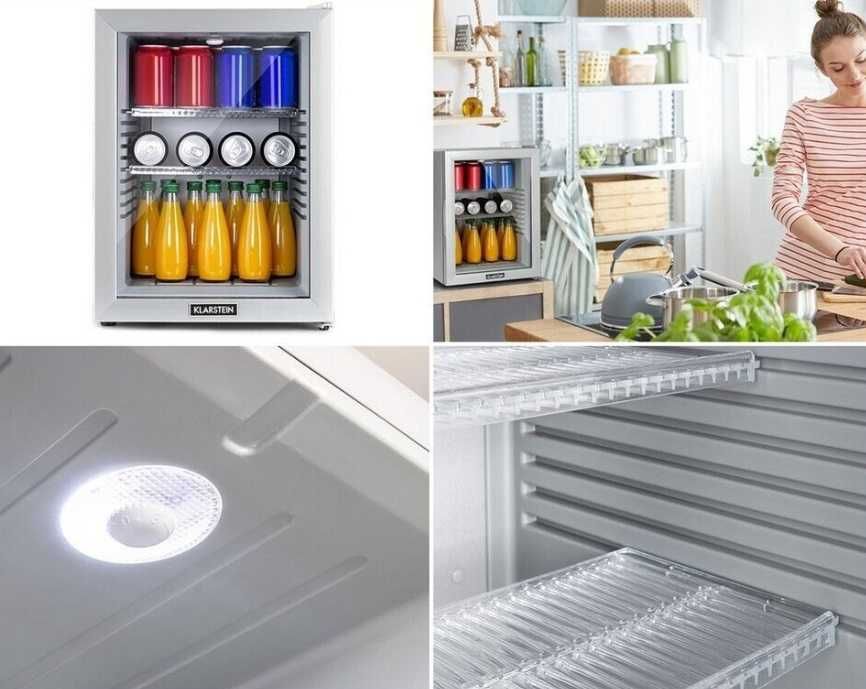 Lodówka szklane drzwi 42L Klarstein   S-268