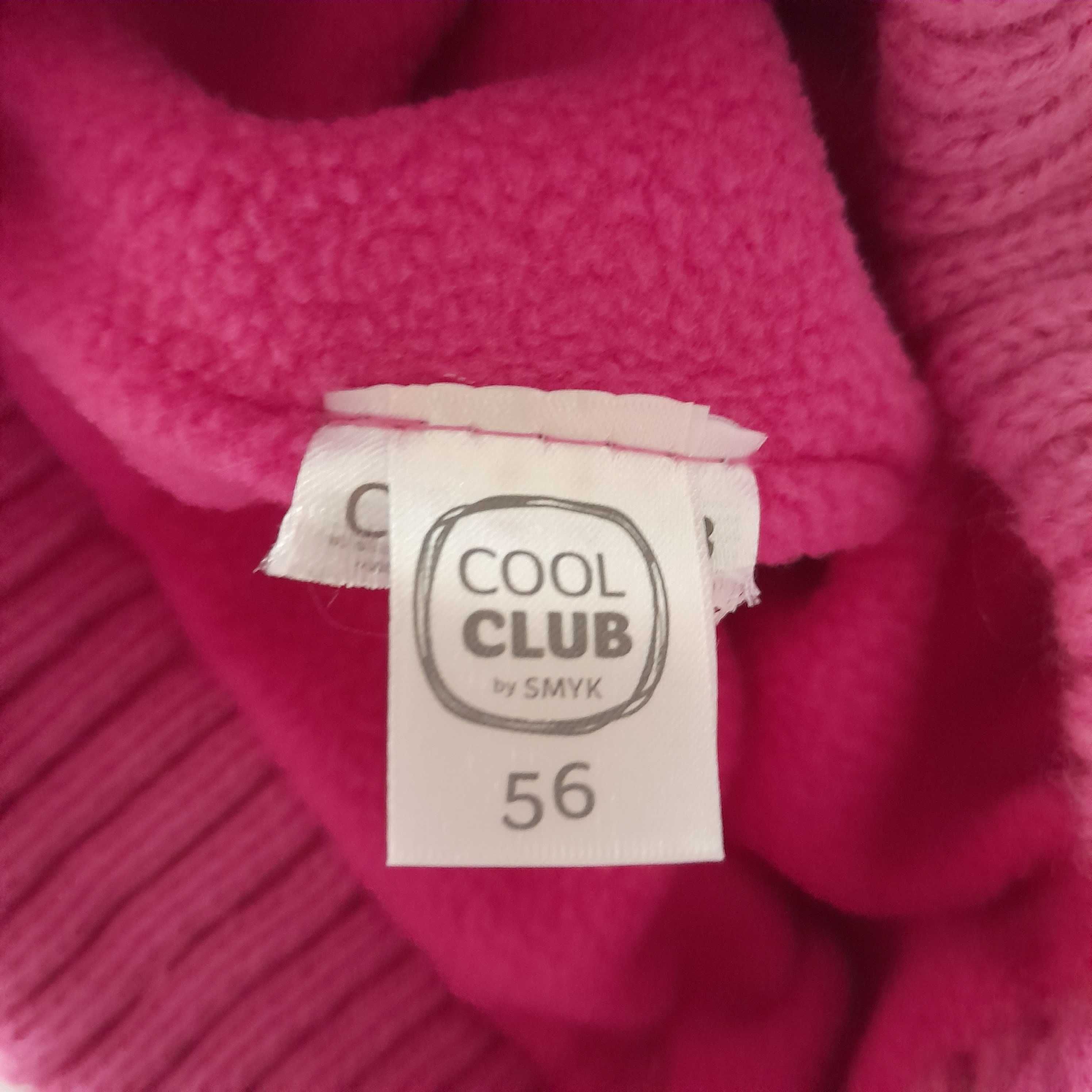 Czapka zimowa 52/54 dziewczynka cool club smyk różowa