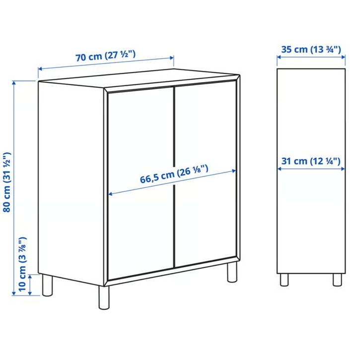 Ikea, Eket, Segment, 70x35x80