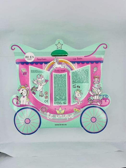 Zestaw Kosmetyków Dla Dzieci Bi-Es Jednorożec Unicorn Turkus
