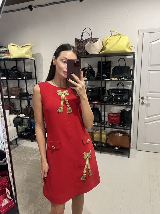 Червона сукня Dolce&Gabbana, розмір М, розпродаж до 90% знижки, люкс