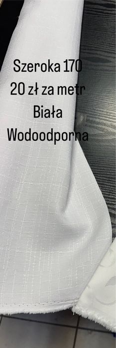 Tkanina obrusowa biała ,hela’