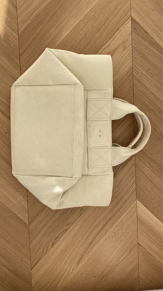 Acne Studios tote bag shopper canvas płócienna torba do ręki materiało