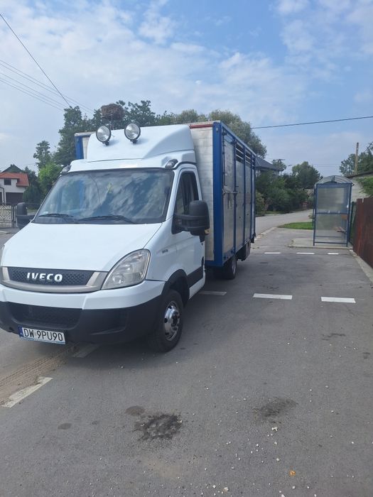 Iveco do przewozu zwierząt z waga