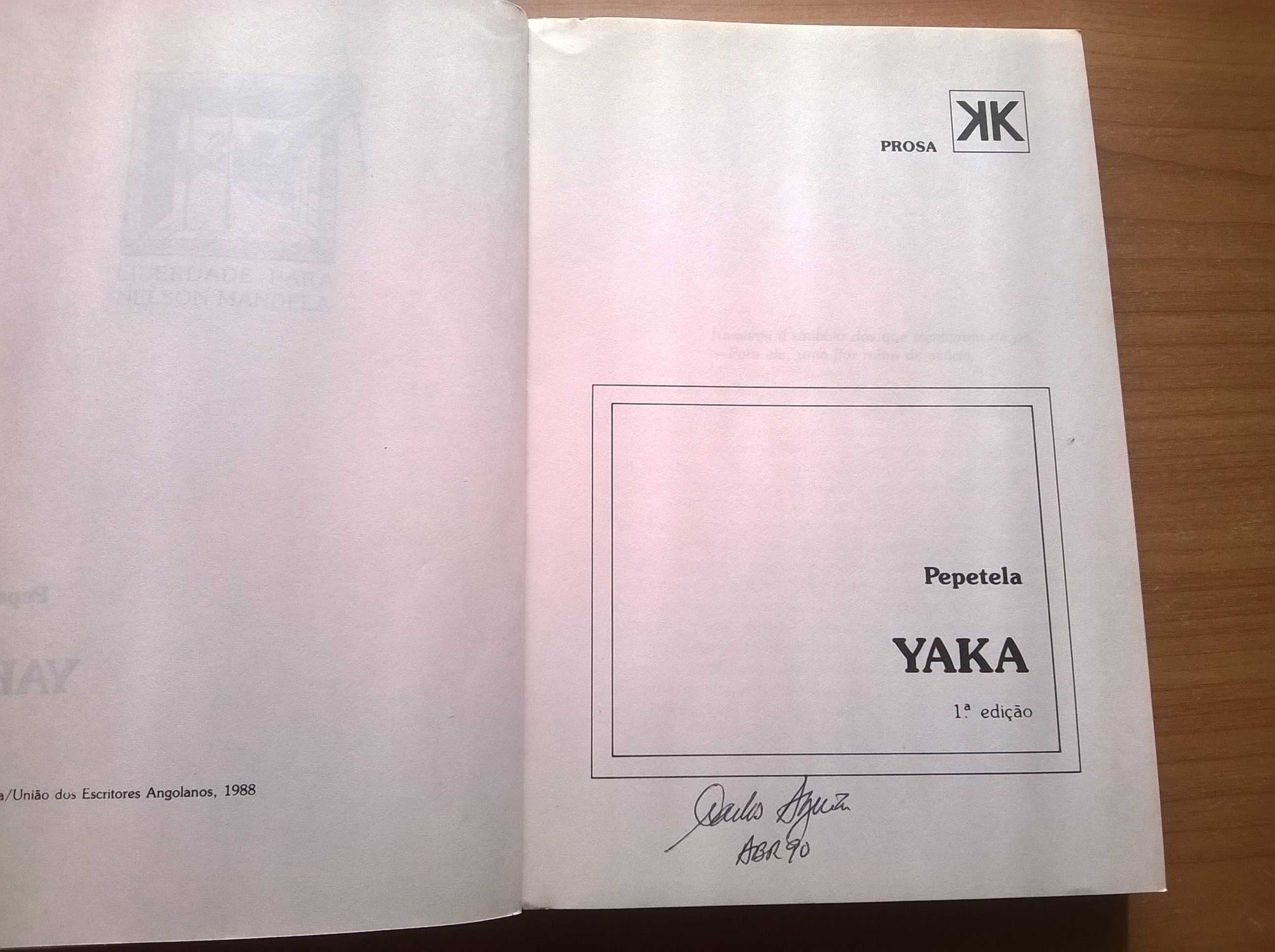 Yaka (1.ª edição) - Pepetela