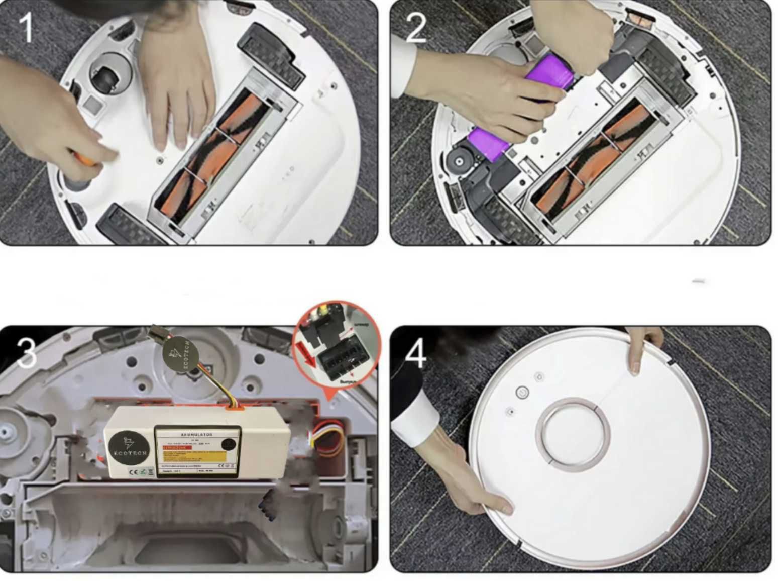 Bateria Akumulator Do Xiaomi Mi Robot Vacuum Mop 1C Mija 2600 mAh