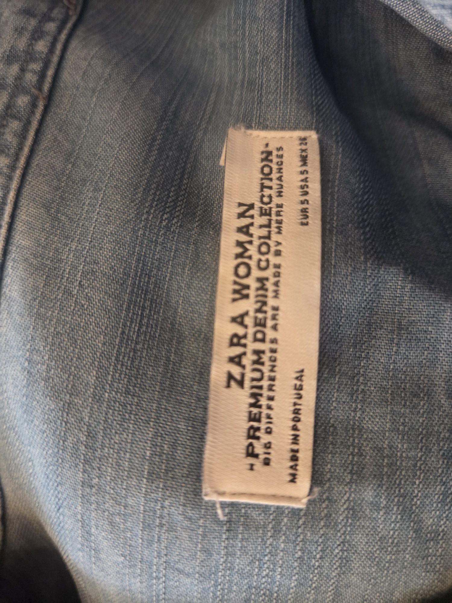 Koszula jeans damska Zara